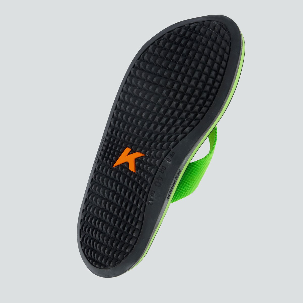 Chinelo Kenner Legend Pro Preto e Verde Verde 5