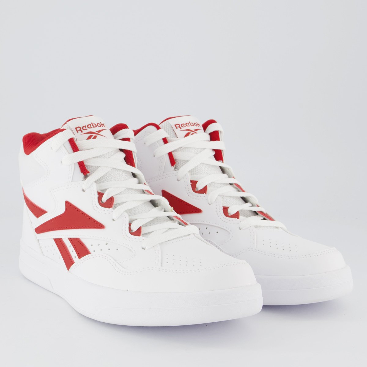 Tênis Reebok BB 4580 Branco e Vermelho Branco/Vermelho 2