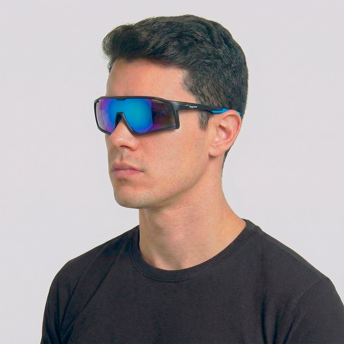 Óculos de Sol Hang Loose Sport C5 Preto e Azul Preto 4