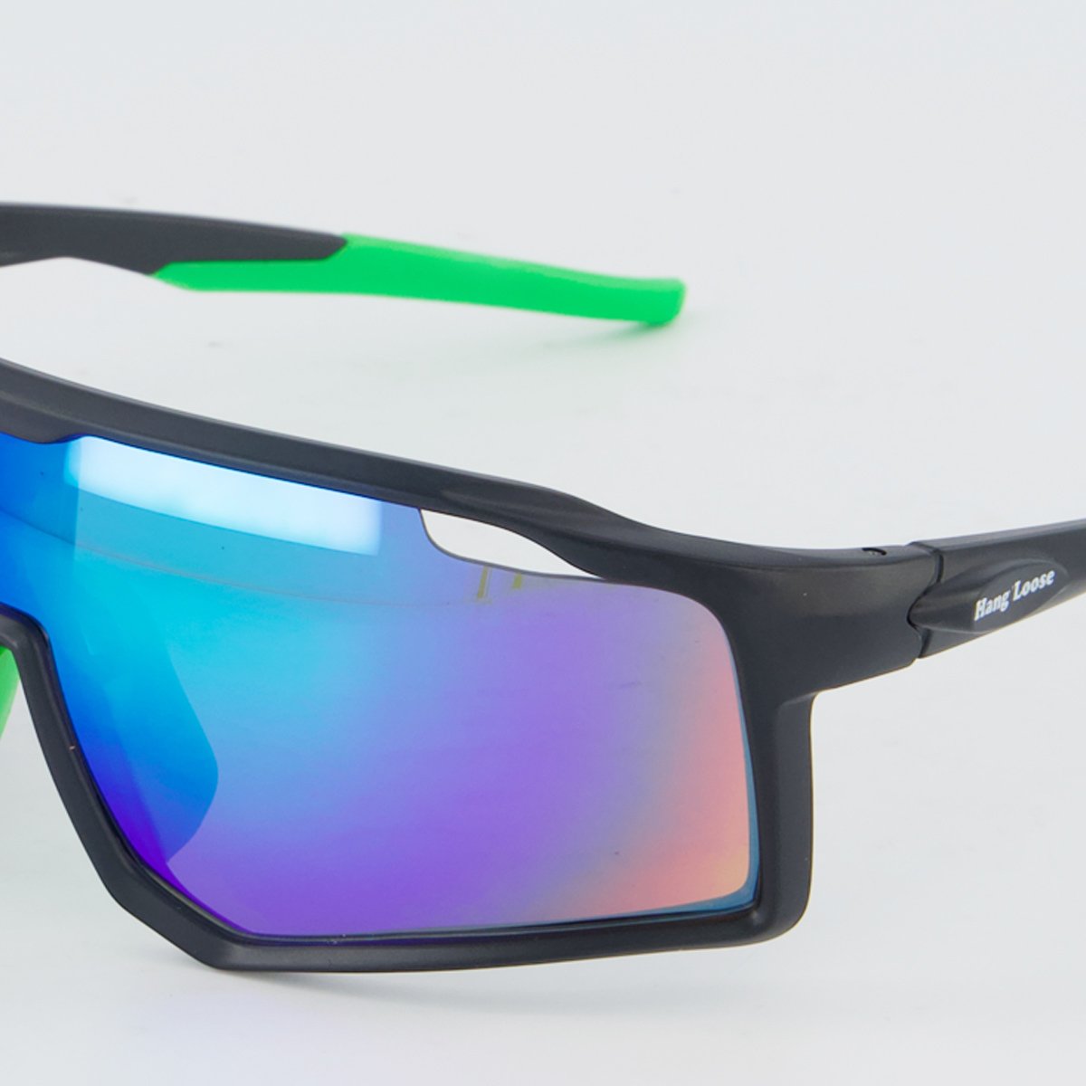 Óculos de Sol Hang Loose Sport C7 Preto e Verde Preto 3