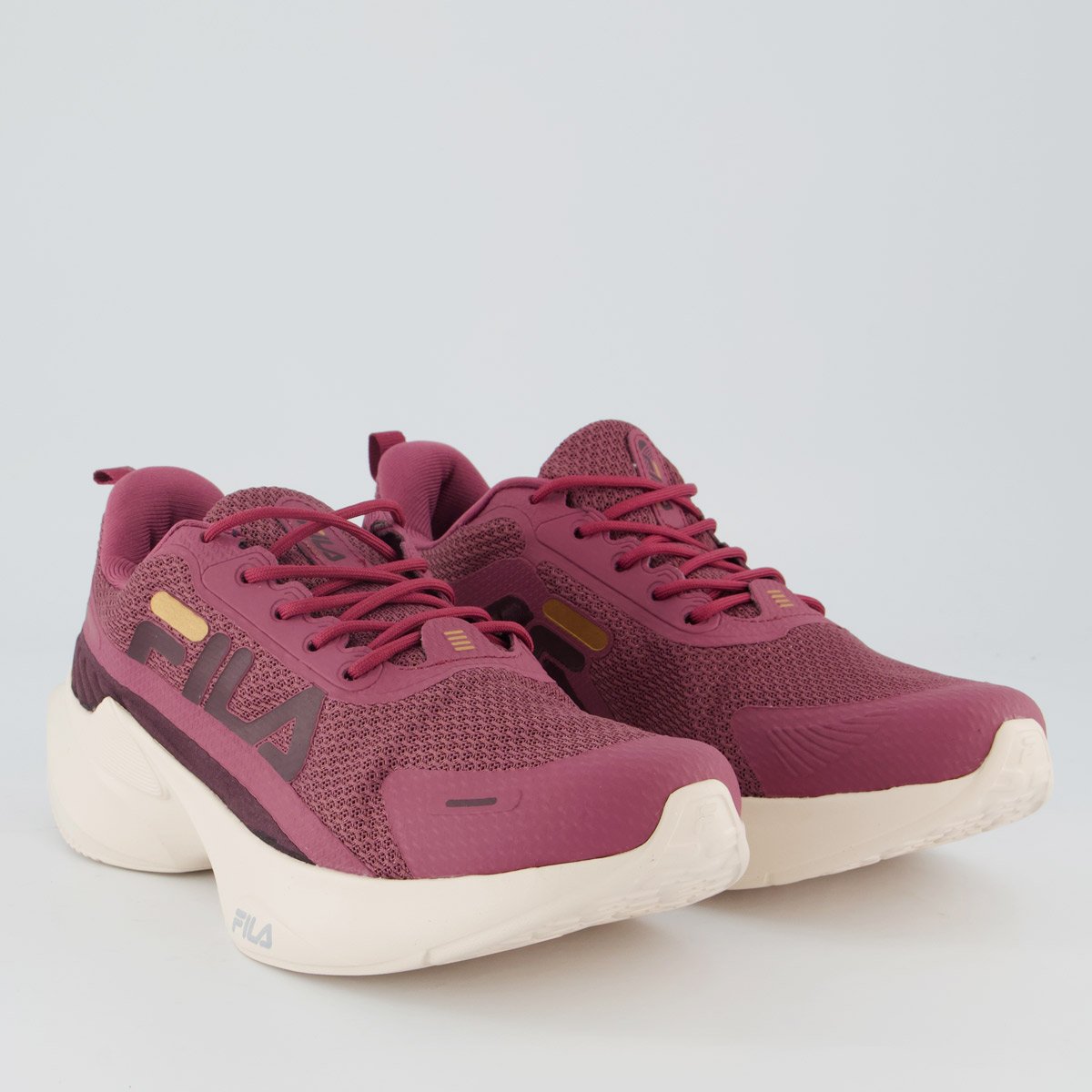Tenis Fila Progress Lite Feminino Roxo Rosado 2