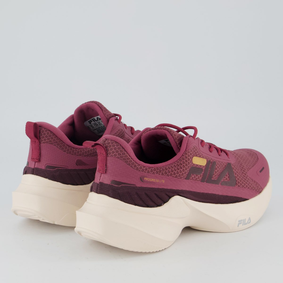 Tenis Fila Progress Lite Feminino Roxo Rosado 3