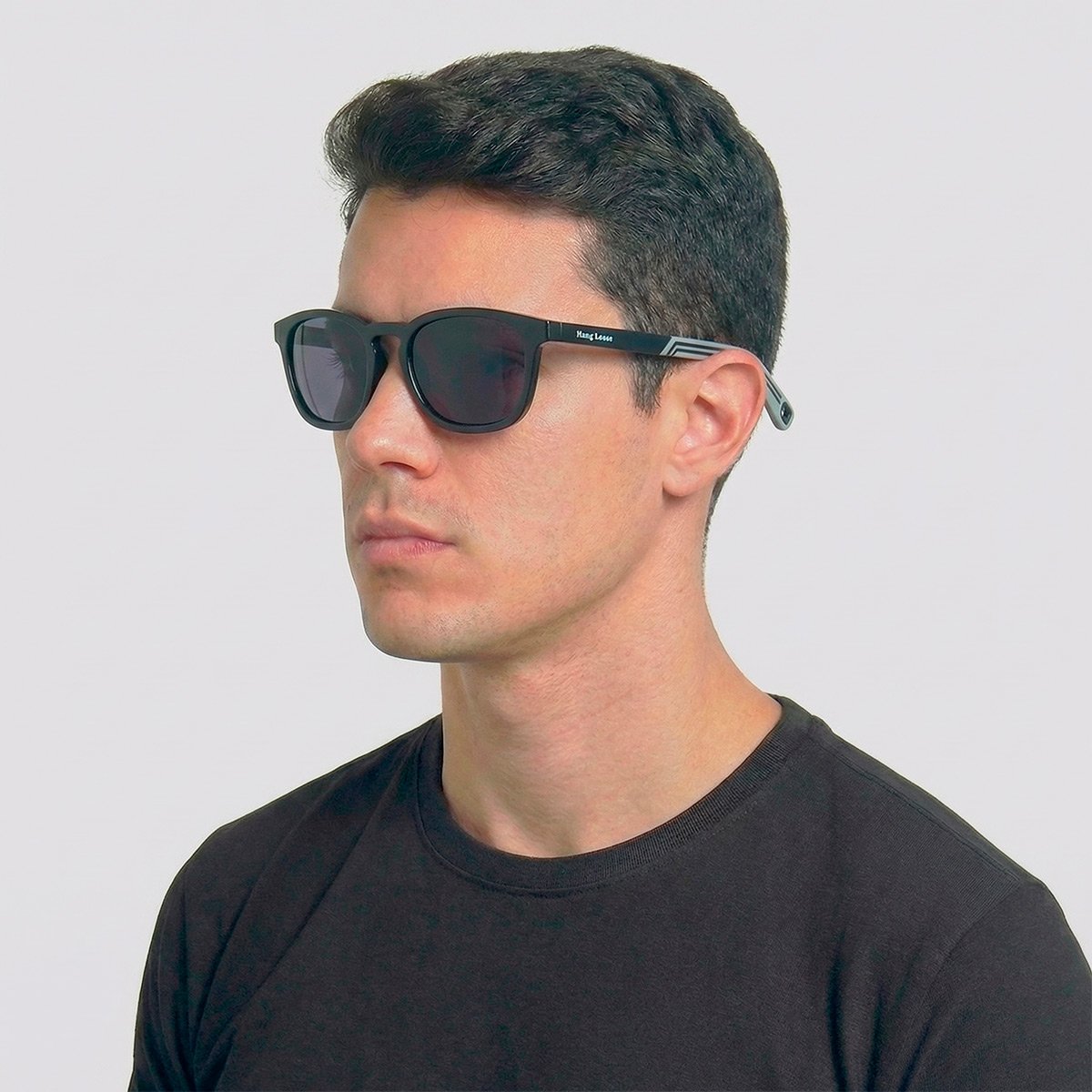 Óculos de Sol Hang Loose Hays Preto e Cinza Preto 4