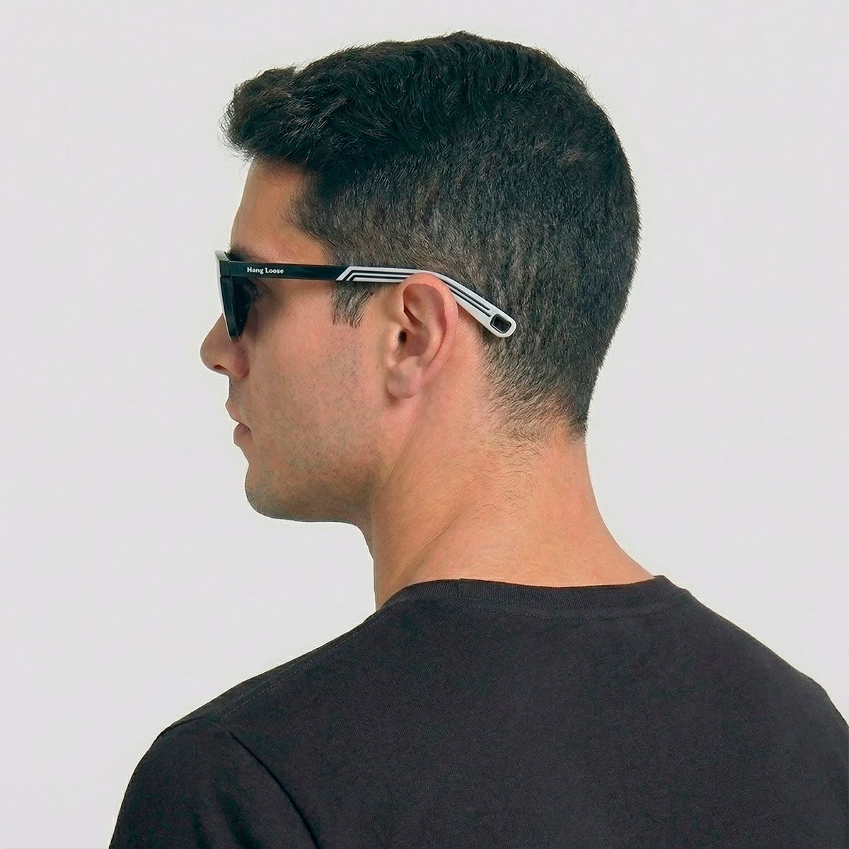 Óculos de Sol Hang Loose Hays Preto e Cinza Preto 6