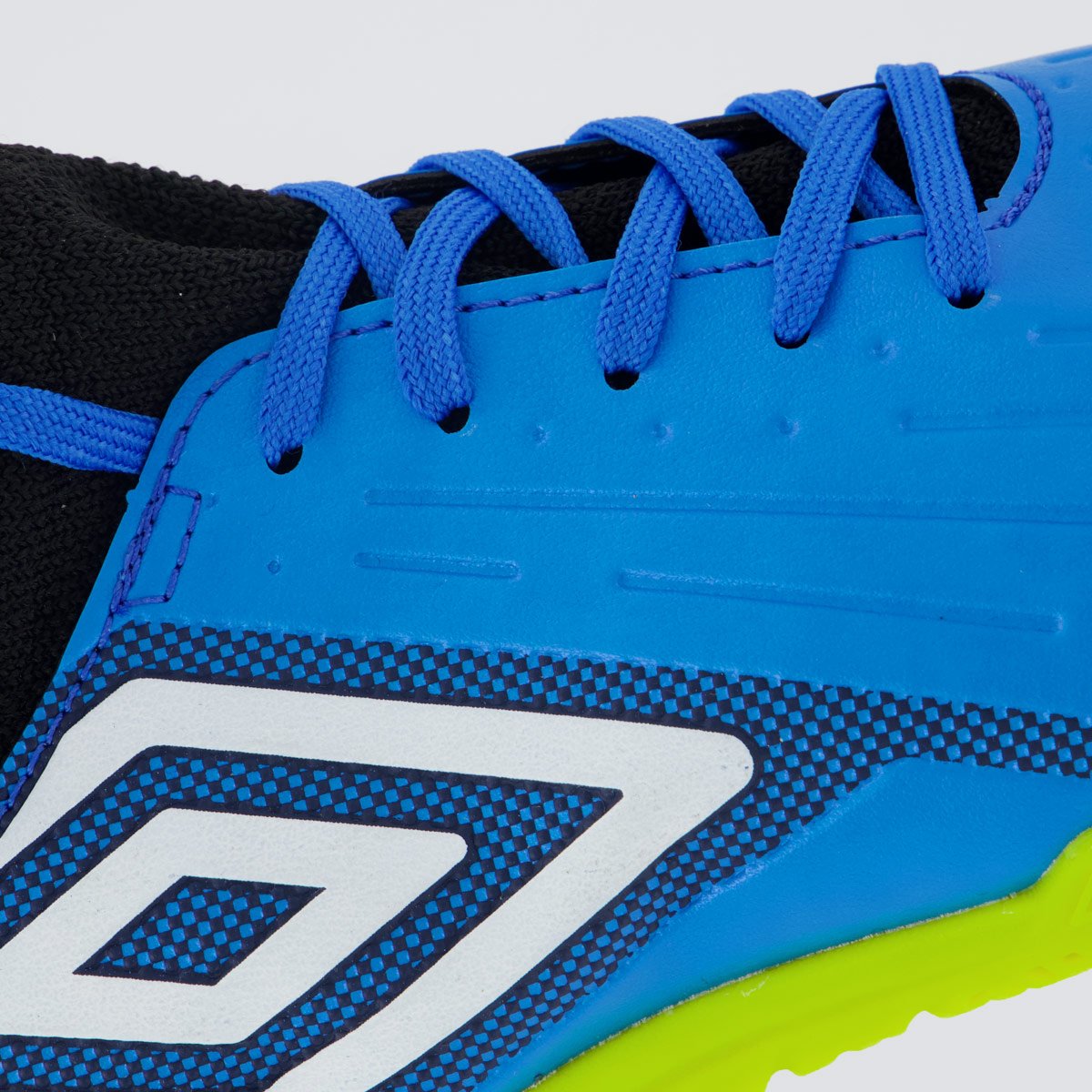 Chuteira Umbro Ux Futsal Juvenil Marinho e Verde Azul 7