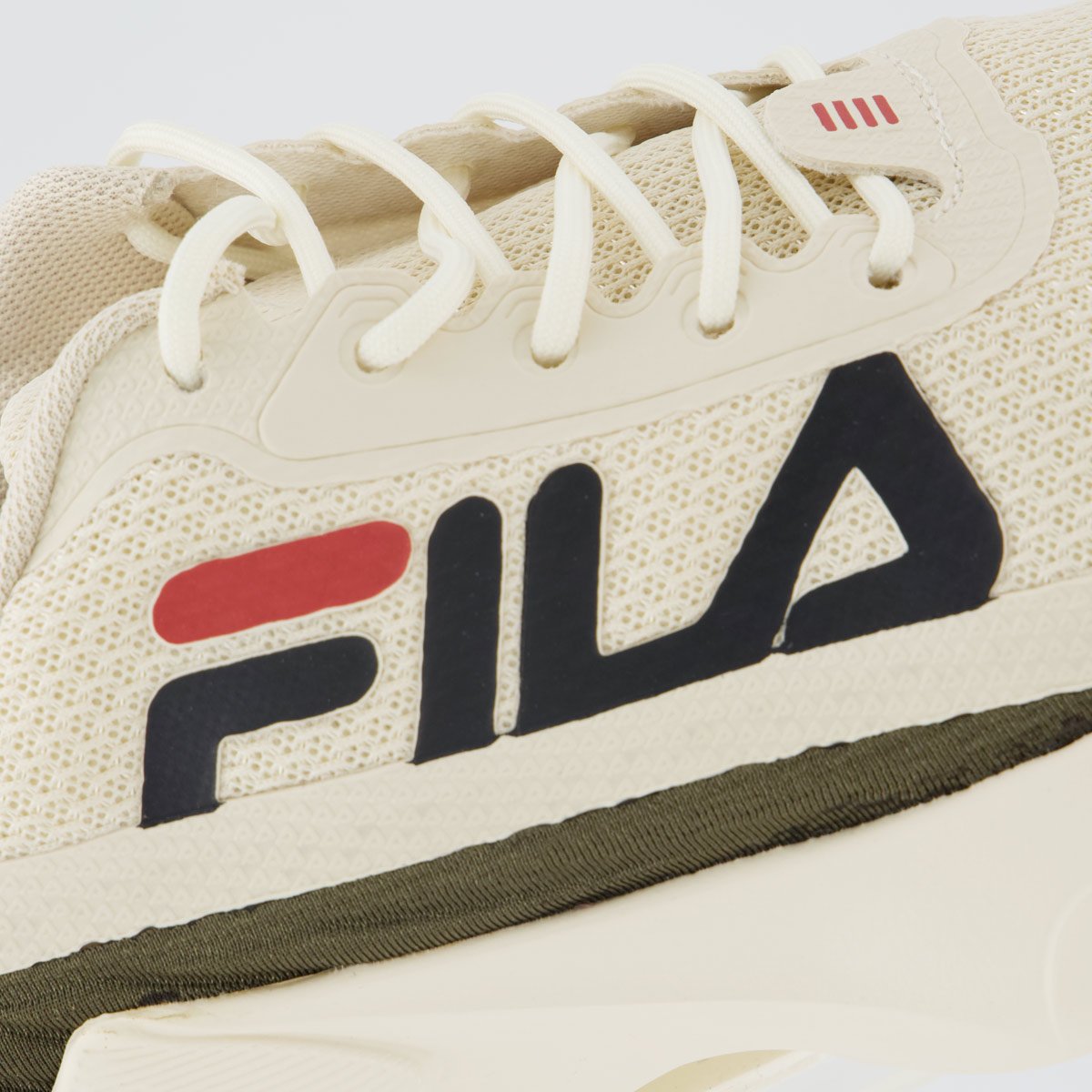 Tenis Fila Progress Lite Off-White e Verde Bege 7