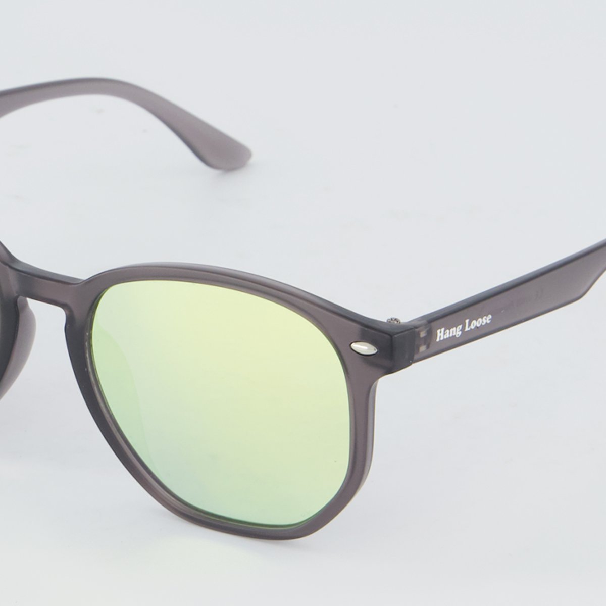 Óculos de Sol Hang Loose Laurent Preto e Amarelo Preto 3