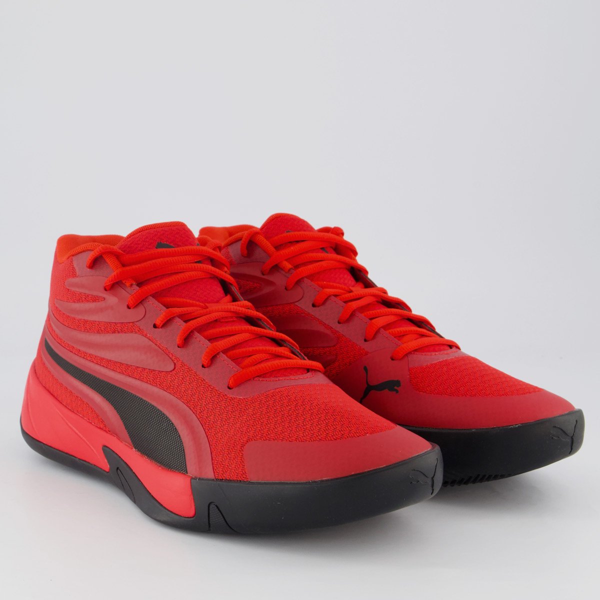 Tênis Puma Court Pro Vermelho e Preto Vermelho 2