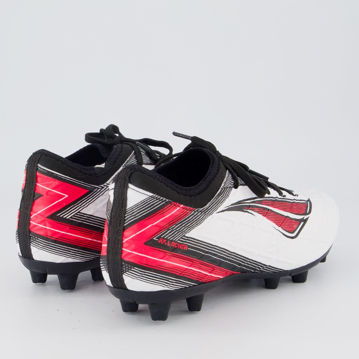 Chuteira Penalty Campo RX Locker Y-5 Branca e Preta Branco 3
