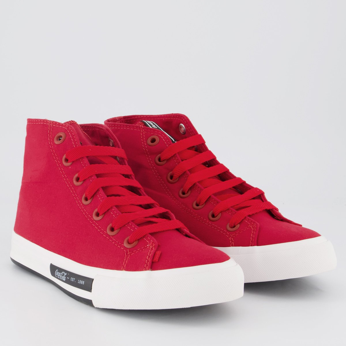 Tênis Coca Cola Daytona Hl Feminino Vermelho Vermelho 2
