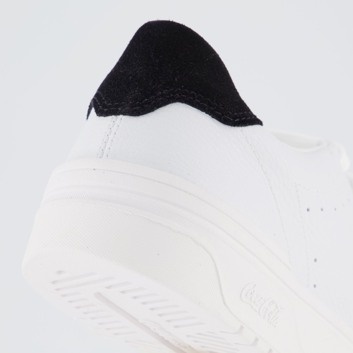 Tênis Coca Cola March Elegance Branco e Preto Branco 6