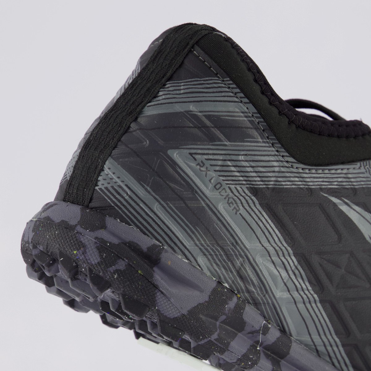 Chuteira Penalty RX Locker Y-5 Society Preta e Cinza Preto 6