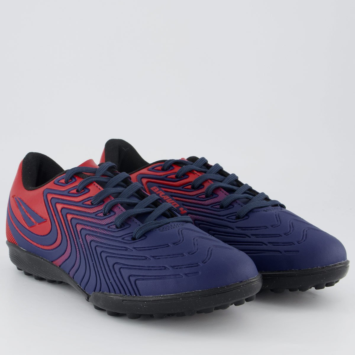 Chuteira Penalty Bravo Y-4 Society Marinho Azul Marinho/Vermelho 2