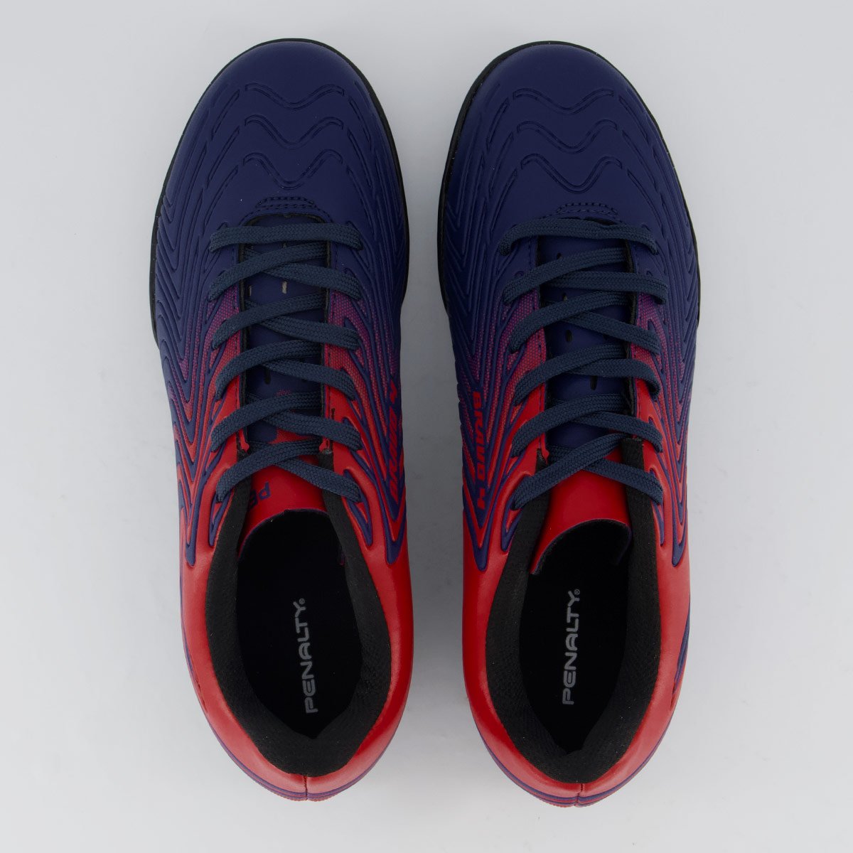 Chuteira Penalty Bravo Y-4 Society Marinho Azul Marinho/Vermelho 4