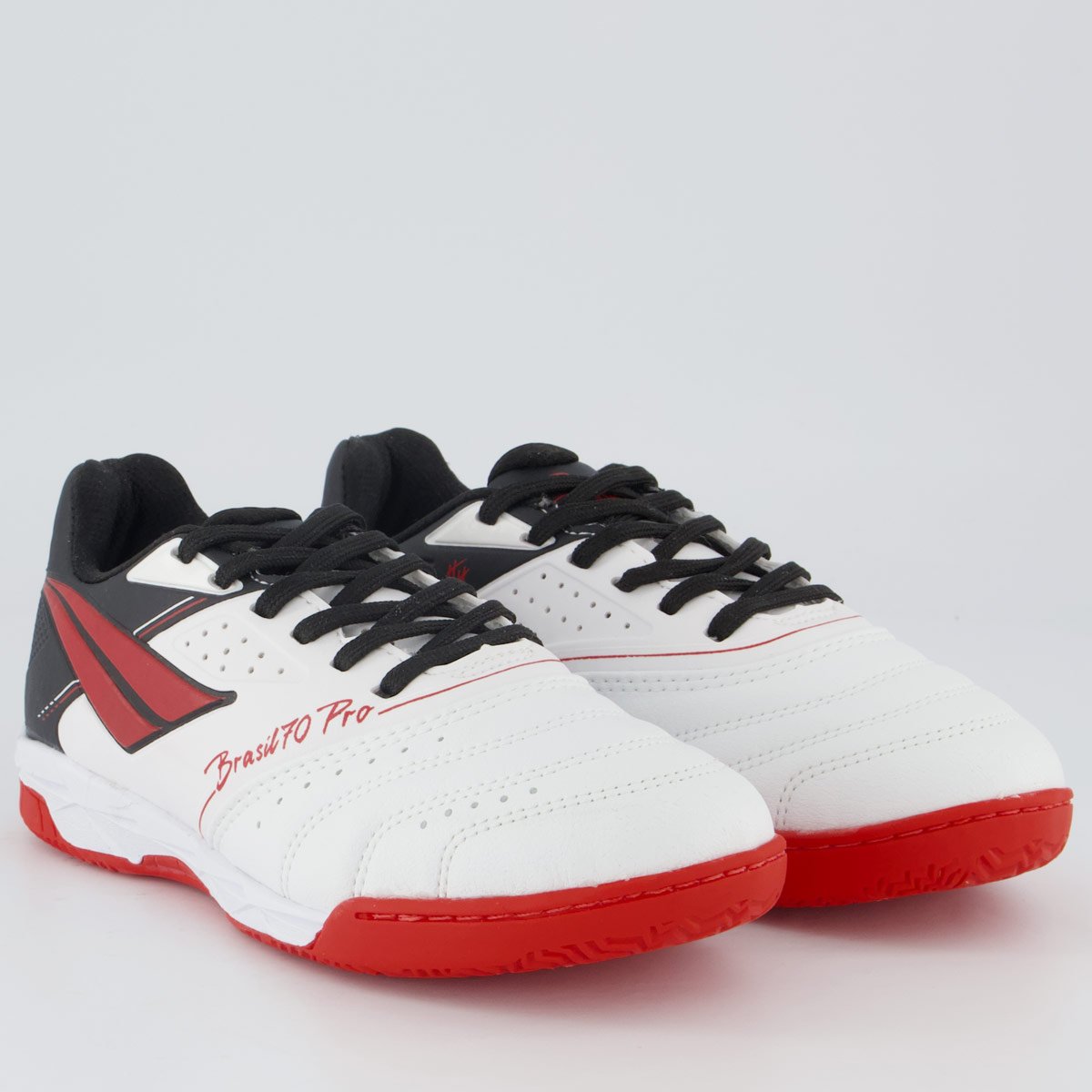 Chuteira Penalty Brasil 70 Pro Y-1 Futsal Juvenil Branca e Preta Branco 2