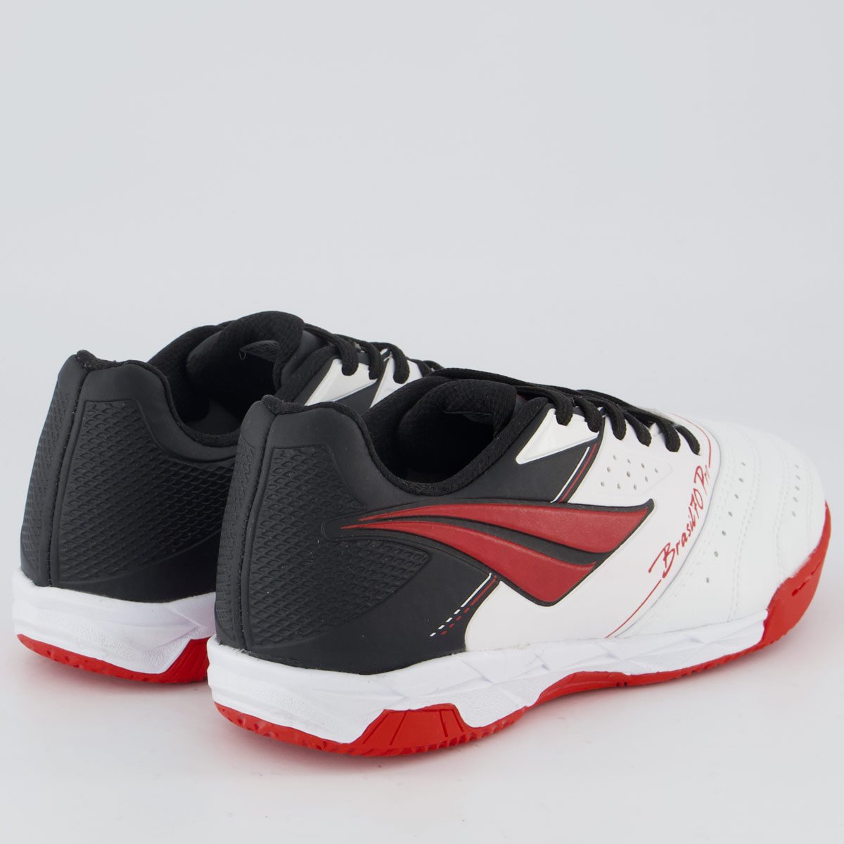 Chuteira Penalty Brasil 70 Pro Y-1 Futsal Juvenil Branca e Preta Branco 3