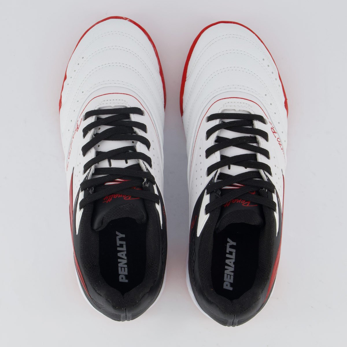 Chuteira Penalty Brasil 70 Pro Y-1 Futsal Juvenil Branca e Preta Branco 4