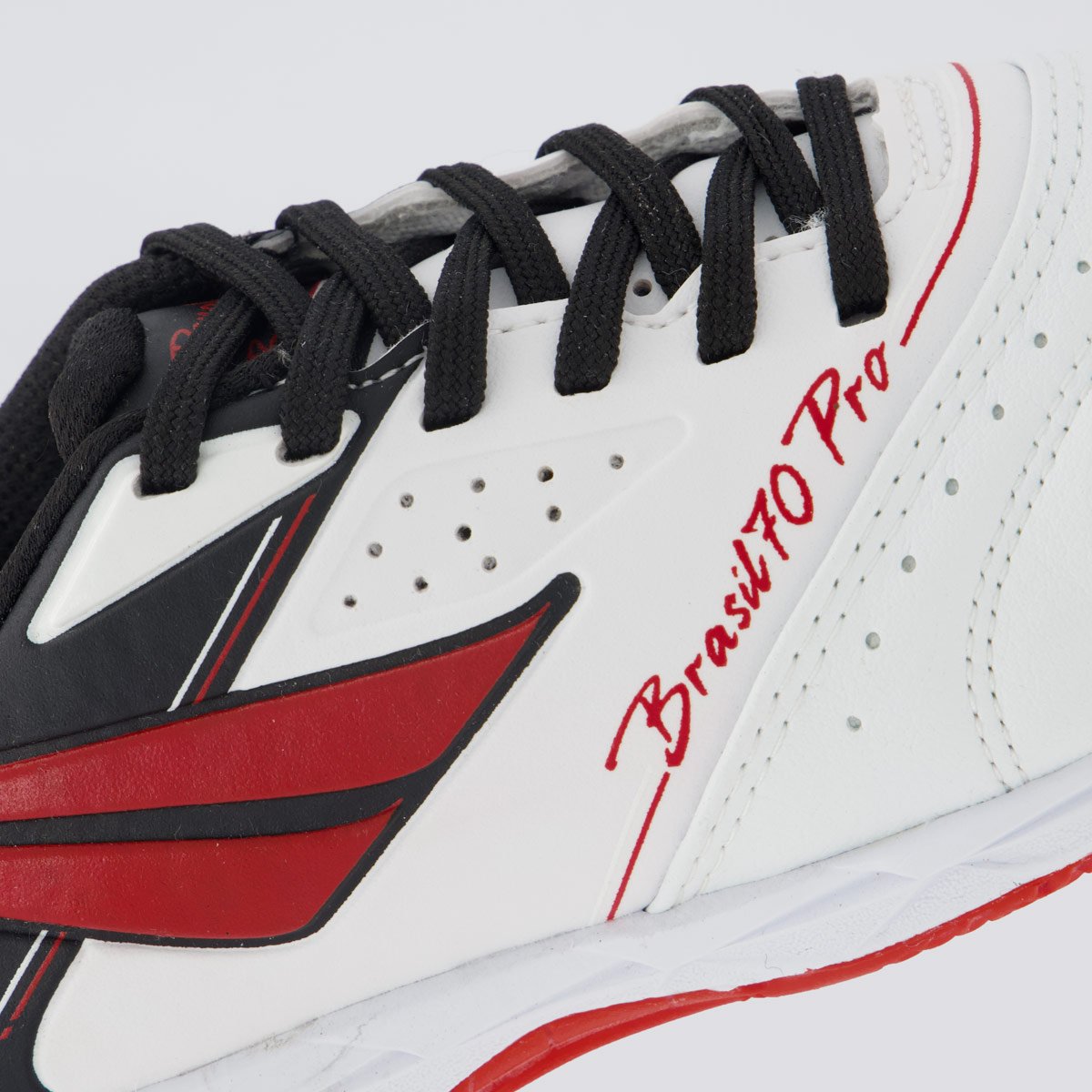 Chuteira Penalty Brasil 70 Pro Y-1 Futsal Juvenil Branca e Preta Branco 7