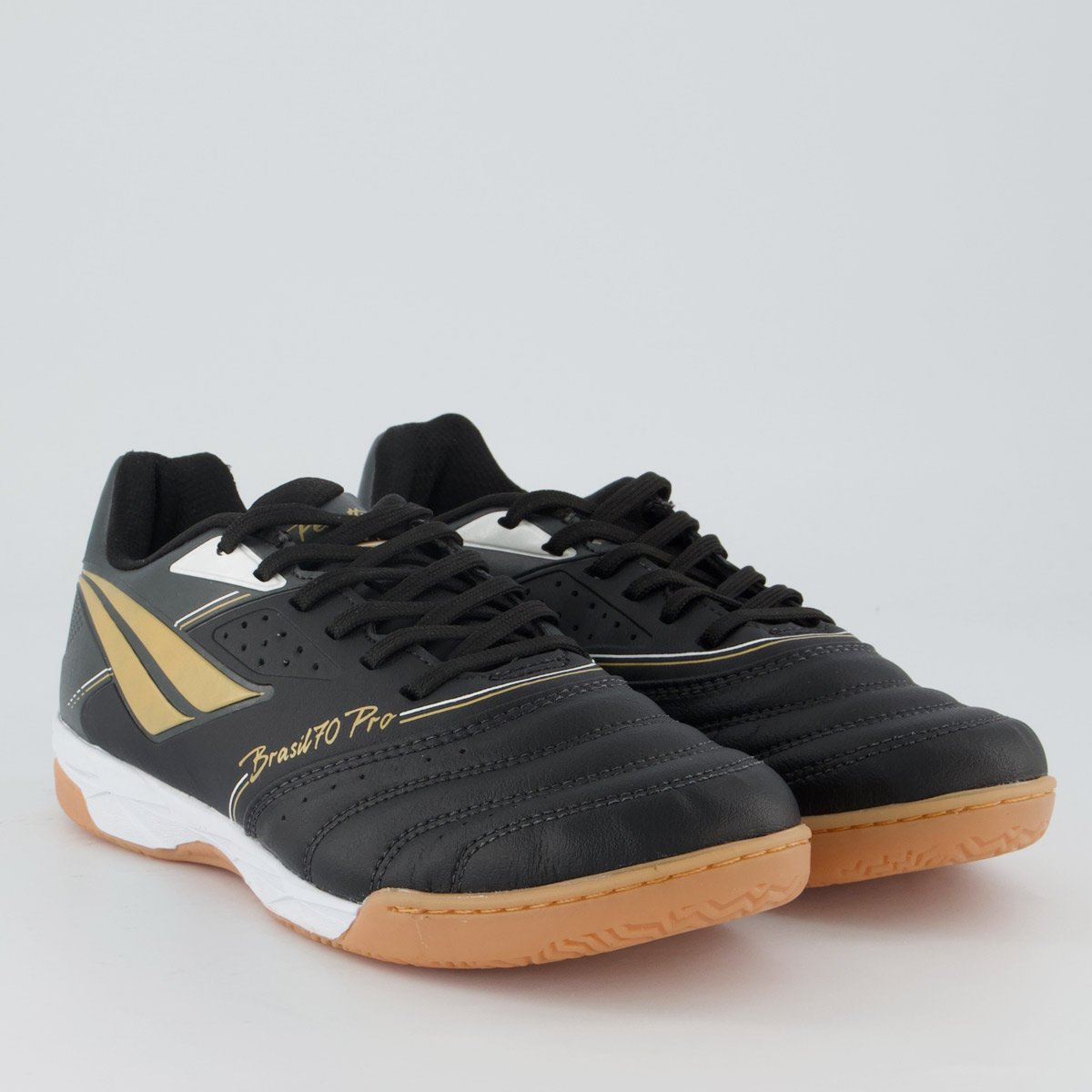Chuteira Penalty Brasil 70 Pro Y-1 Futsal Juvenil Preta Preto 2