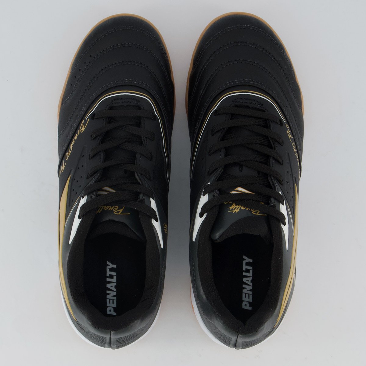 Chuteira Penalty Brasil 70 Pro Y-1 Futsal Juvenil Preta Preto 4