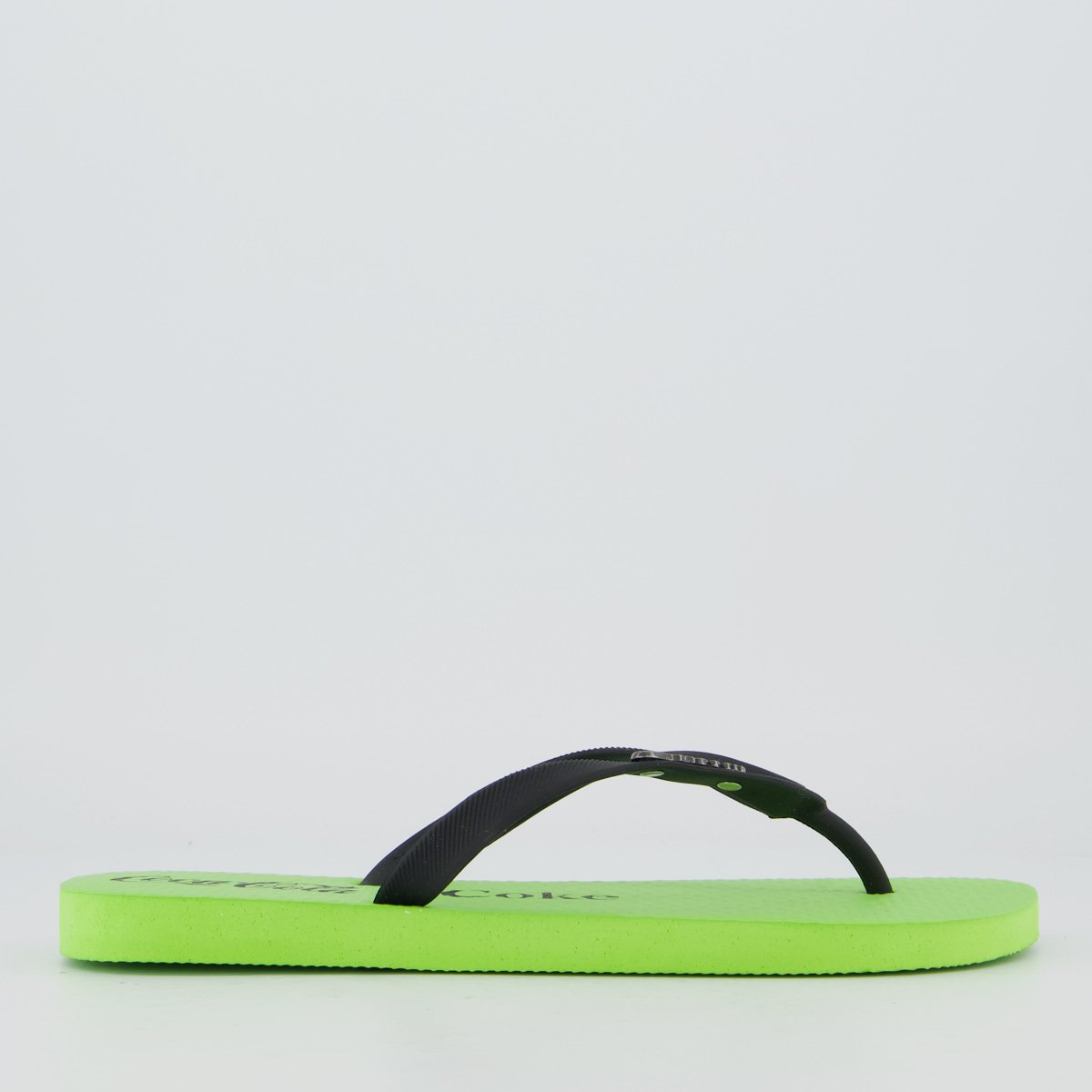 Chinelo Coca-Cola Is Coke Verde e Preto Preto 2