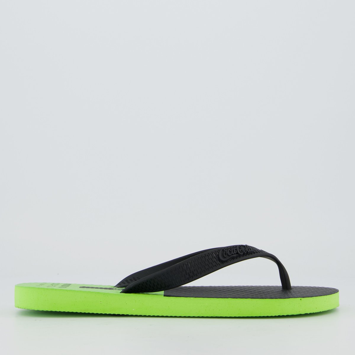 Chinelo Coca Cola Truist Verde e Preto Preto 2