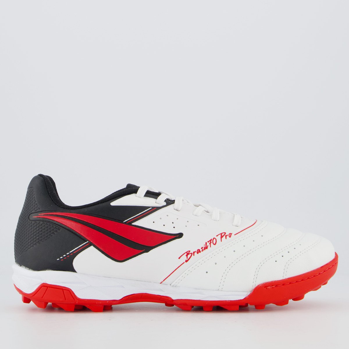 Chuteira Penalty Society Brasil 70 Pro Y-1 Branca e Preta