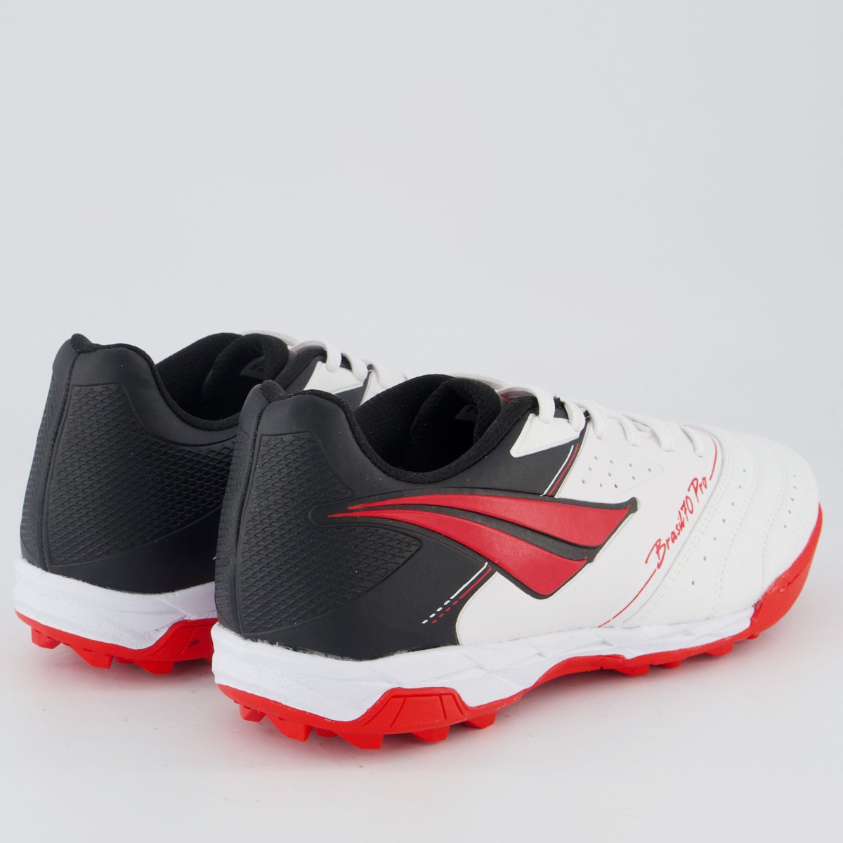 Chuteira Penalty Society Brasil 70 Pro Y-1 Branca e Preta Branco 3