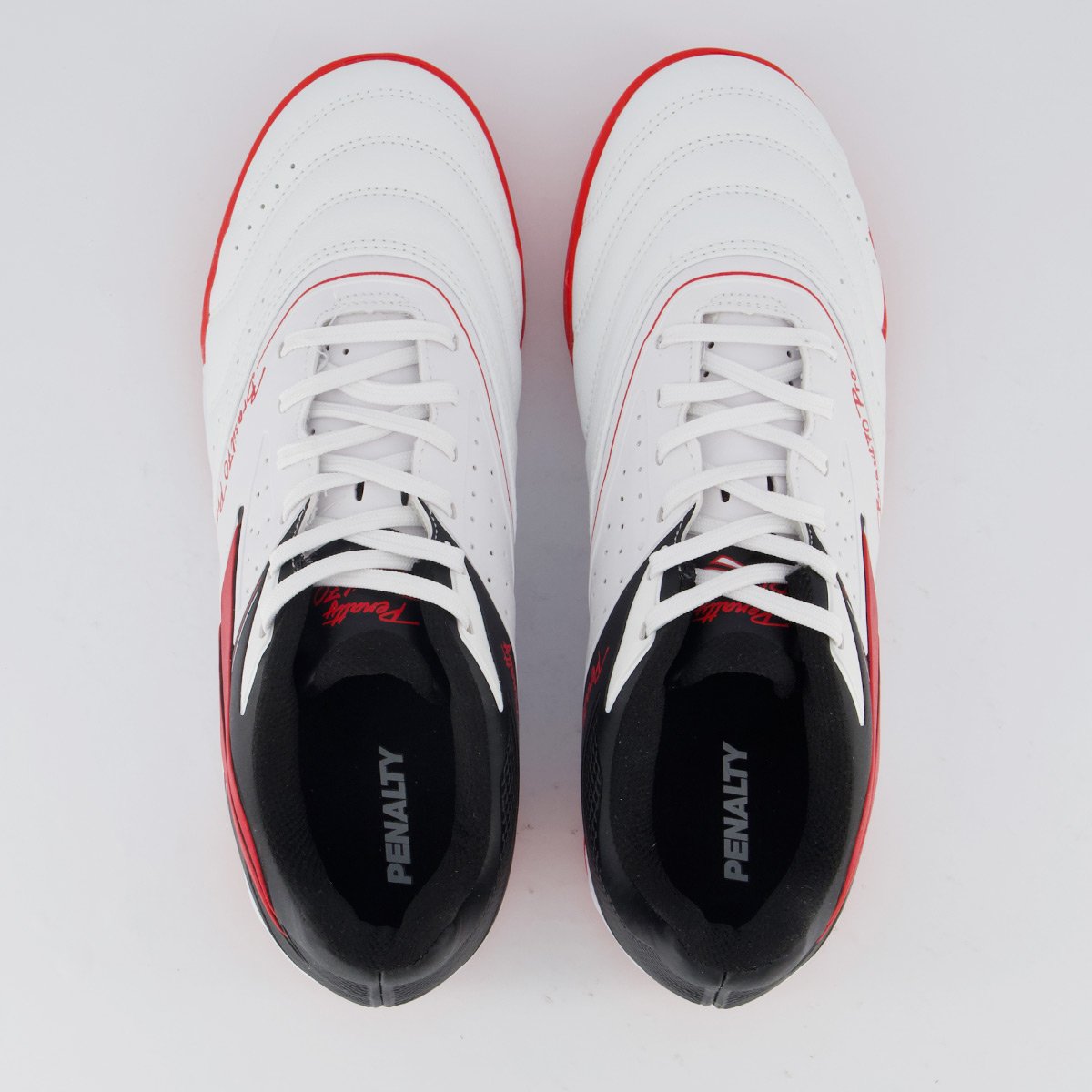 Chuteira Penalty Society Brasil 70 Pro Y-1 Branca e Preta Branco 4