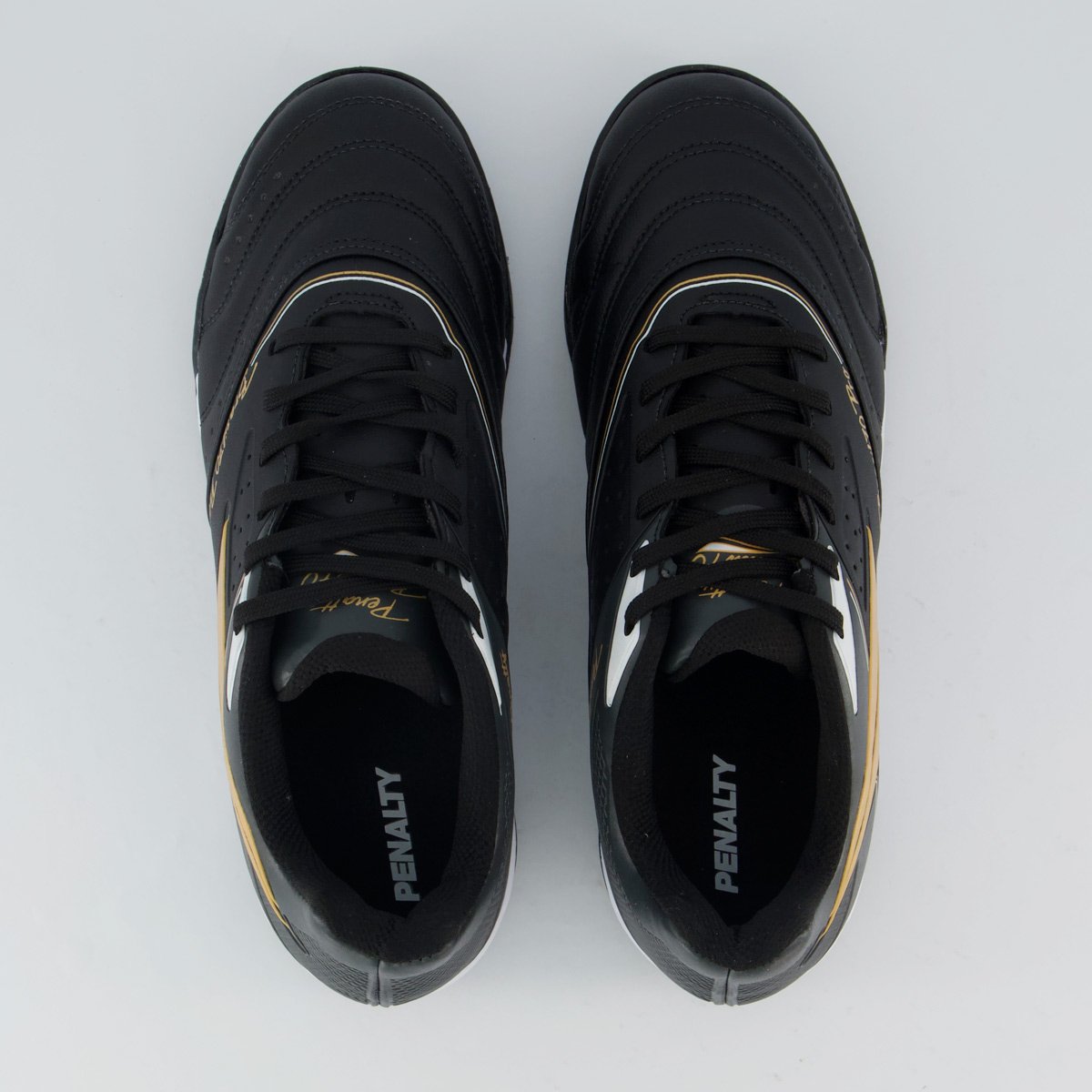 Chuteira Penalty Brasil 70 Pro Y-1 Society Preta Preto 4