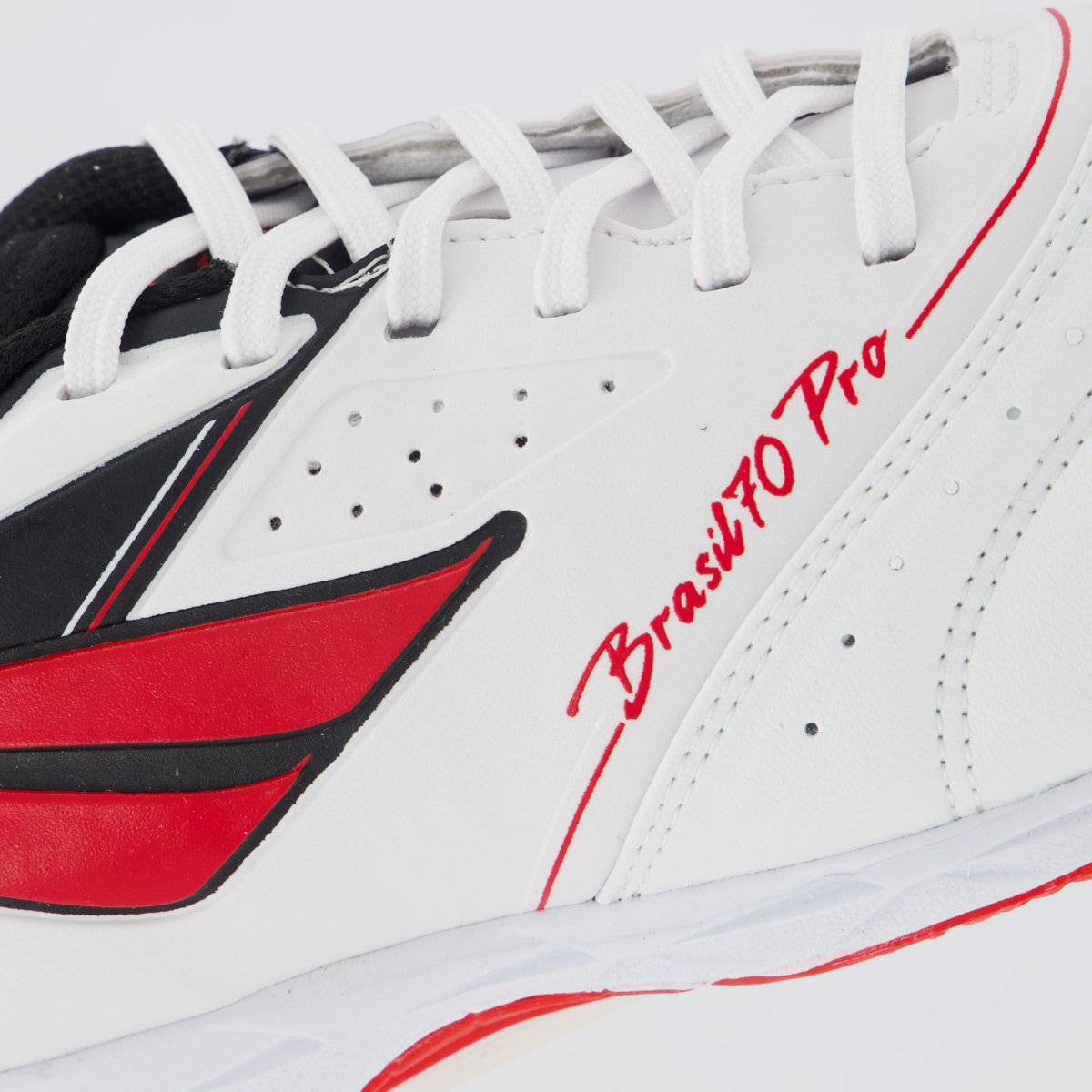 Chuteira Penalty Brasil 70 Pro Y-1 Futsal Branca e preta Branco 7