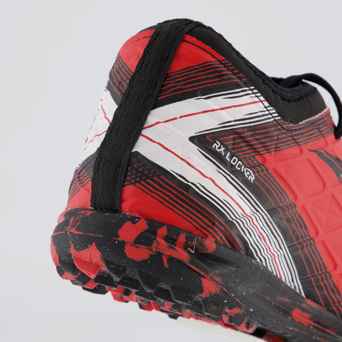 Chuteira Penalty RX Locker Y-5 Society Vermelha e Branca Vermelho 6