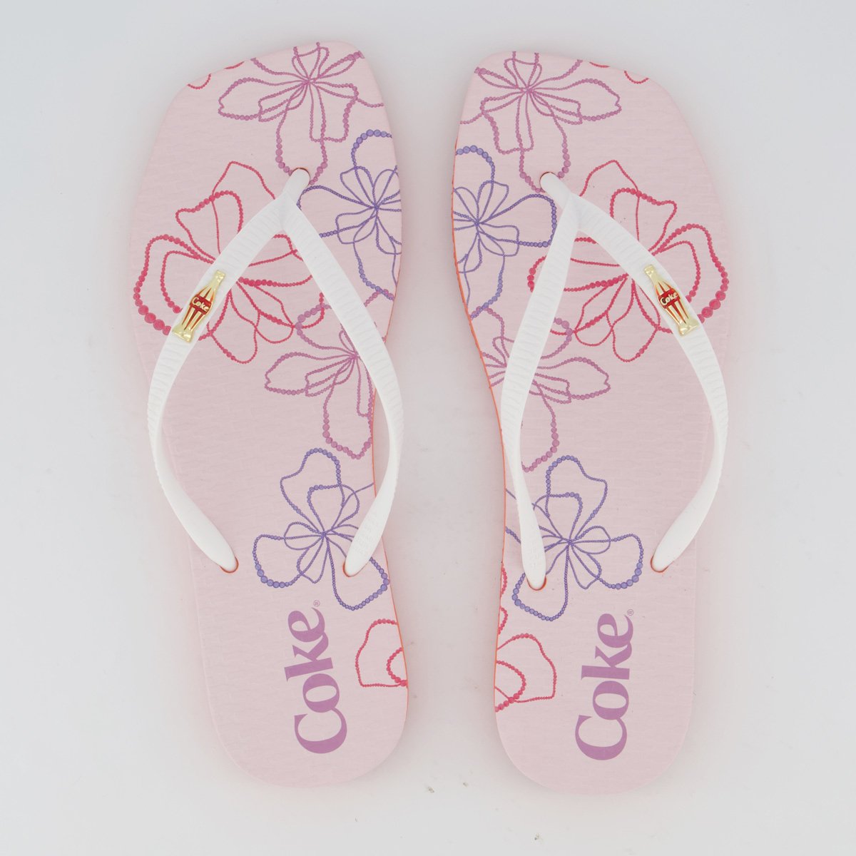 Chinelo Coca Cola Square Imola Feminino Rosa