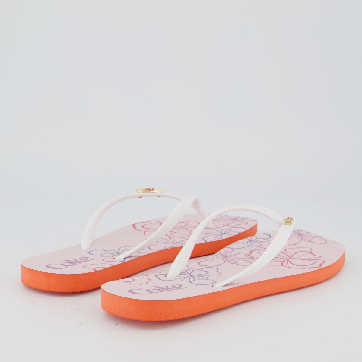 Chinelo Coca Cola Square Imola Feminino Rosa Branco 4
