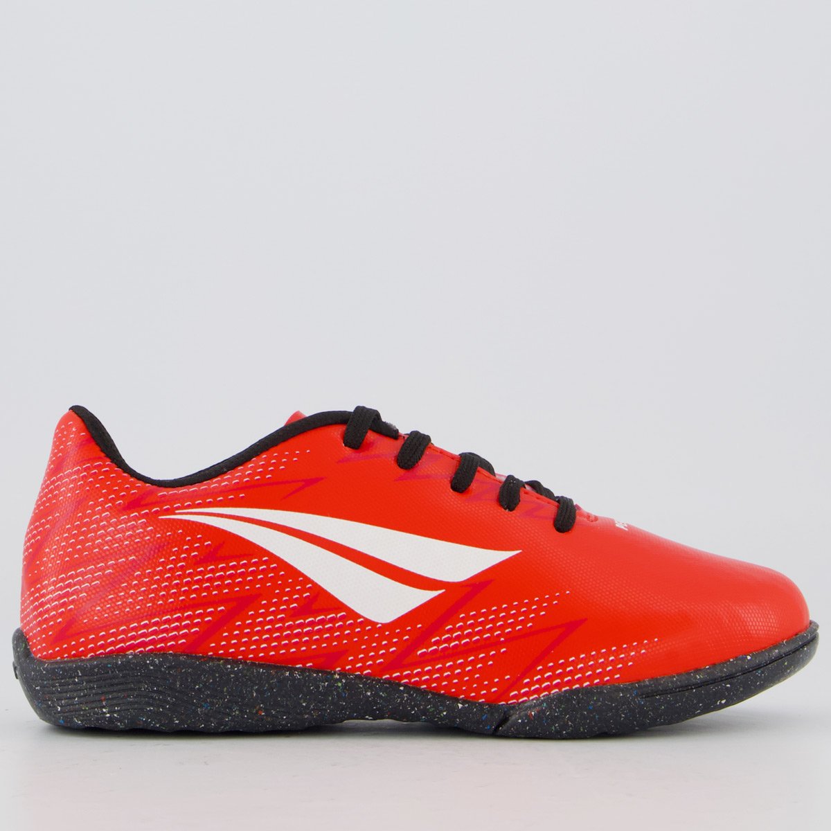 Chuteira Penalty Tornado Y-2 Futsal Juvenil Vermelha e Branca