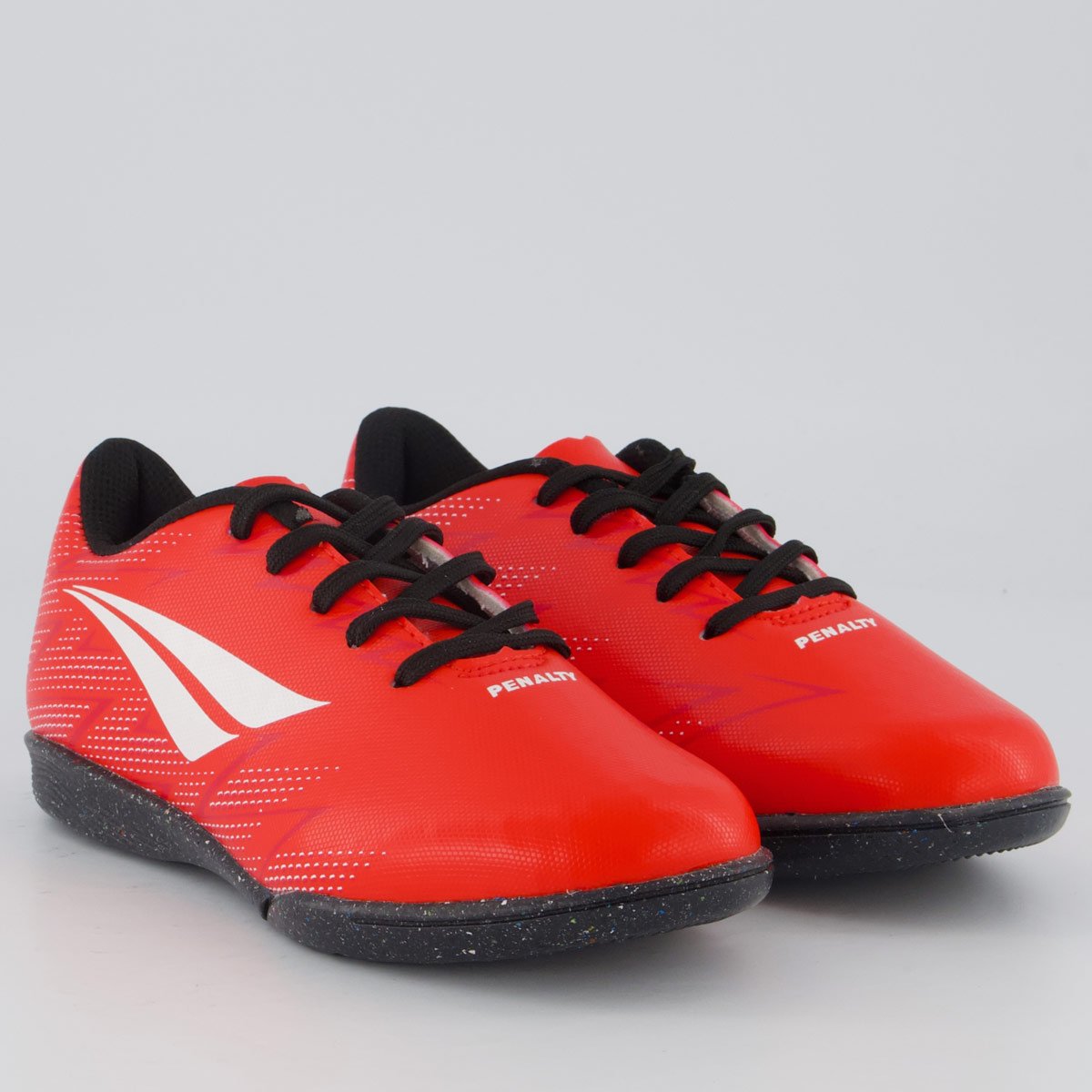 Chuteira Penalty Tornado Y-2 Futsal Juvenil Vermelha e Branca Vermelho 2