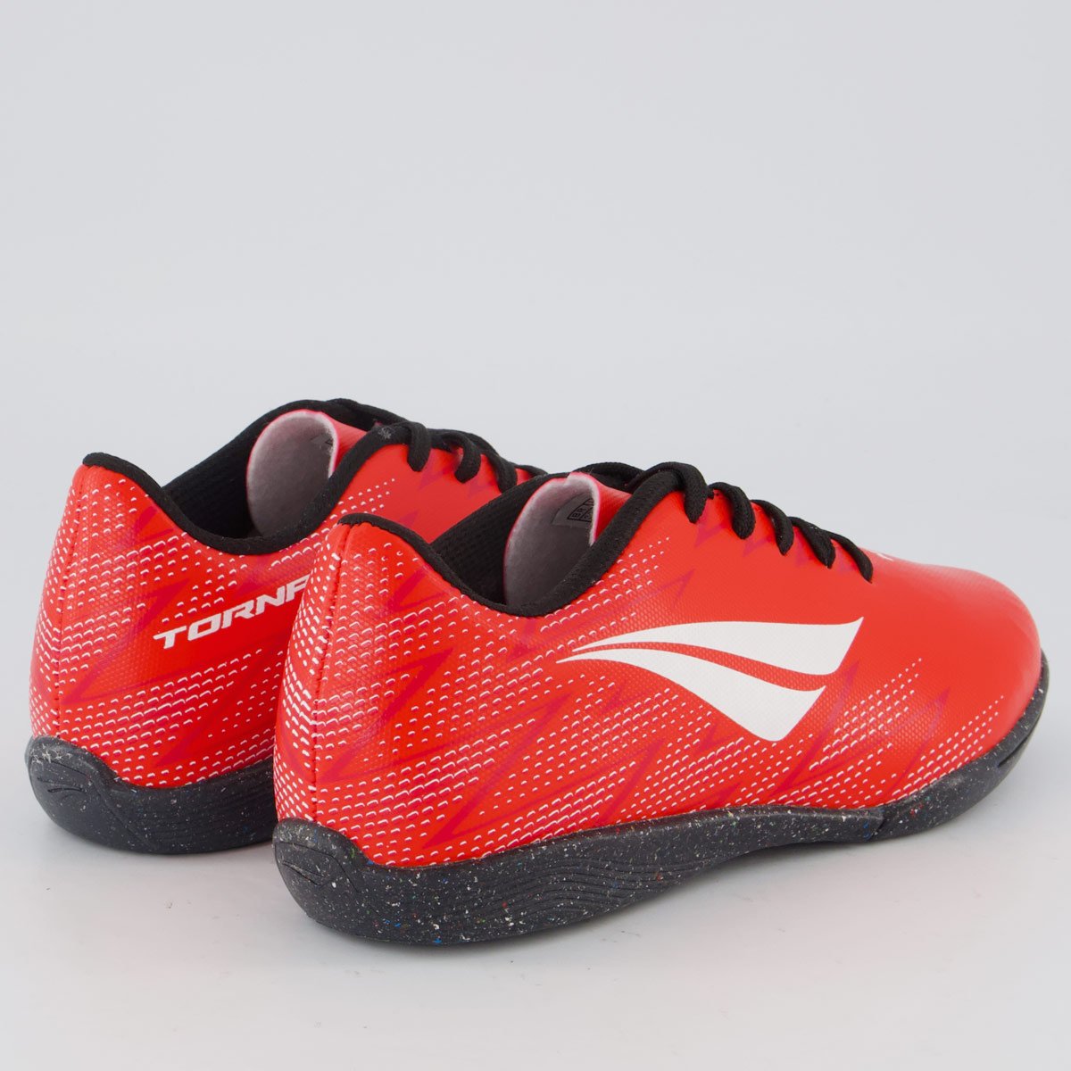 Chuteira Penalty Tornado Y-2 Futsal Juvenil Vermelha e Branca Vermelho 3