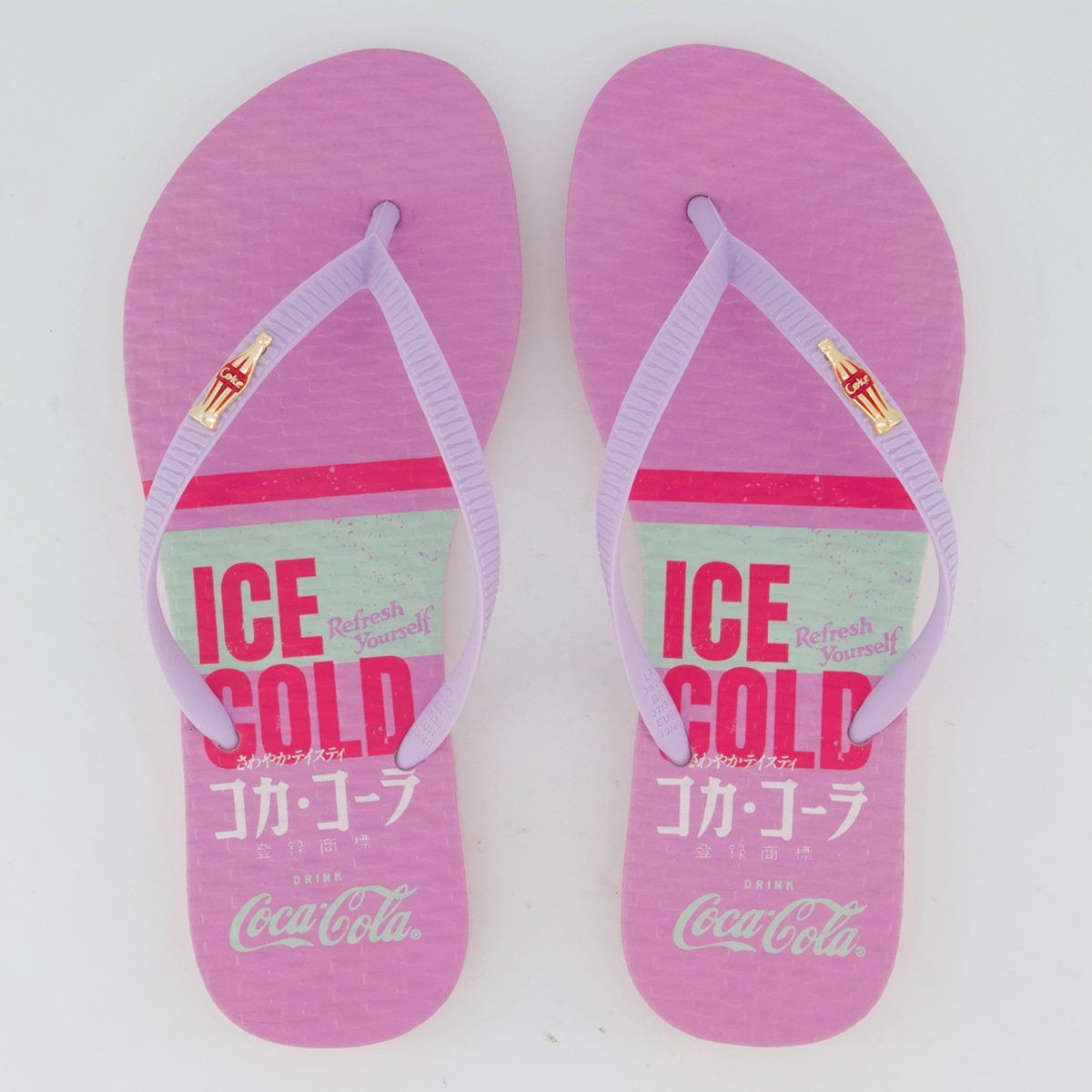 Chinelo Coca Cola Marina Bay Feminino Lilás
