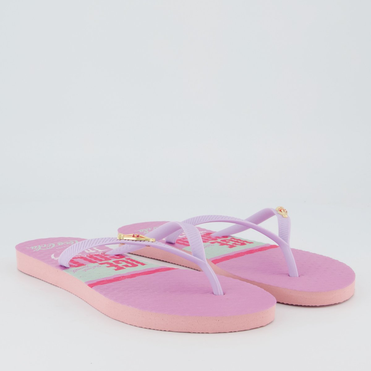 Chinelo Coca Cola Marina Bay Feminino Lilás Lilás 3