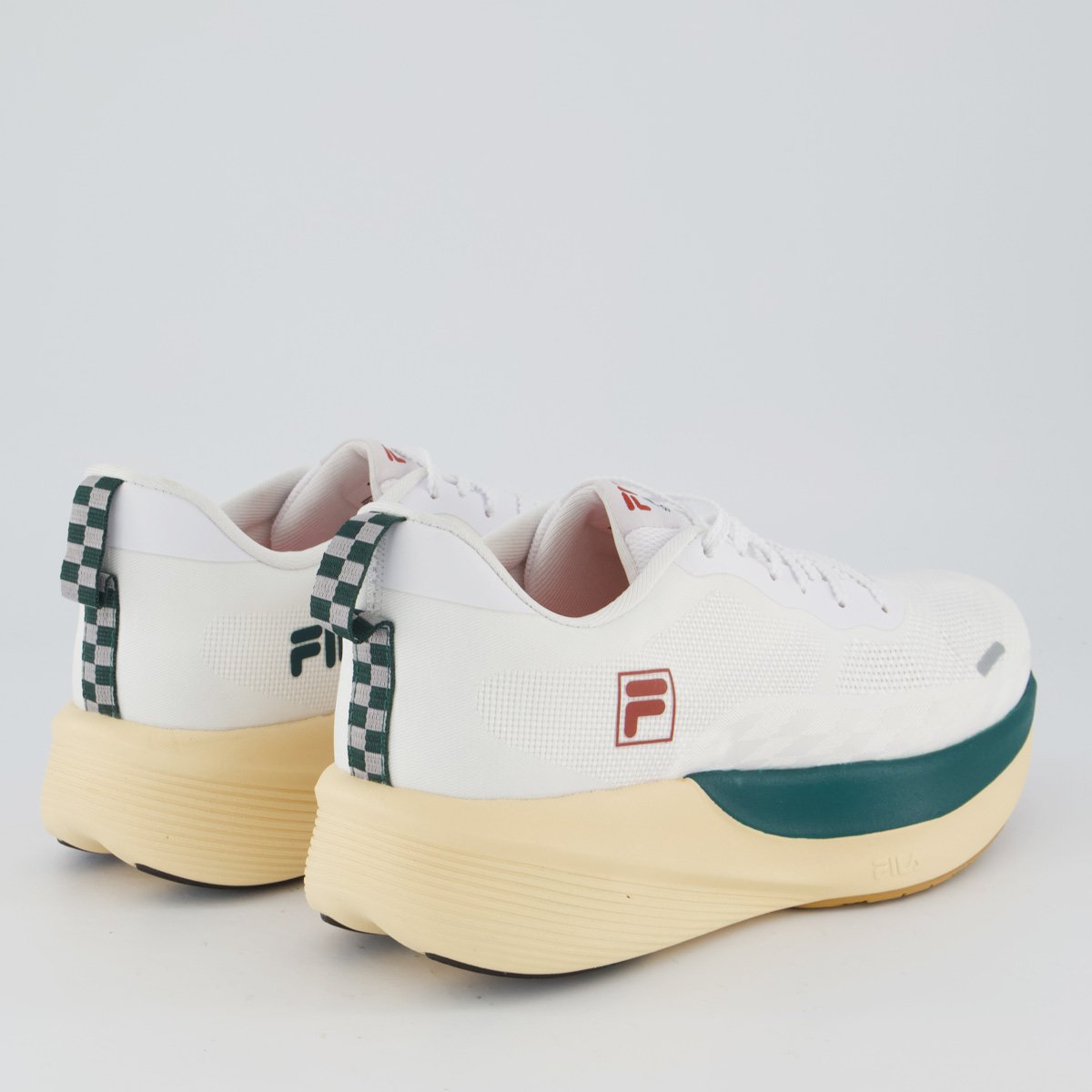 Tenis Fila Aero Skyfoam Branco e Verde Branco 3