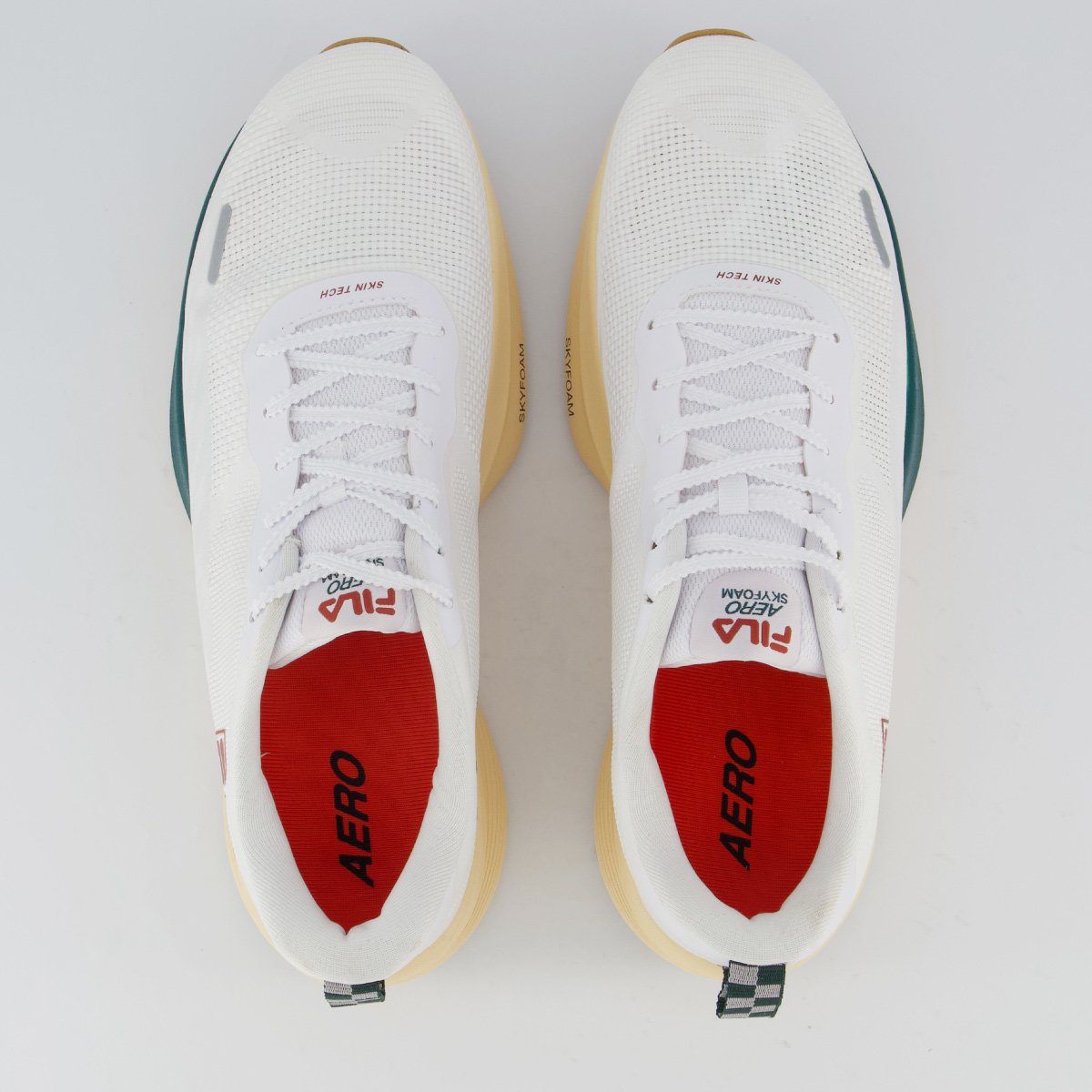Tenis Fila Aero Skyfoam Branco e Verde Branco 4
