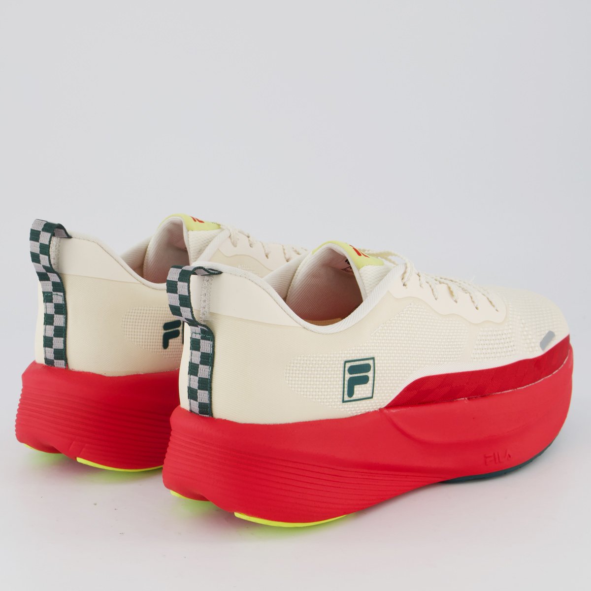 Tenis Fila Aero Skyfoam Bege e Vermelho Bege 3