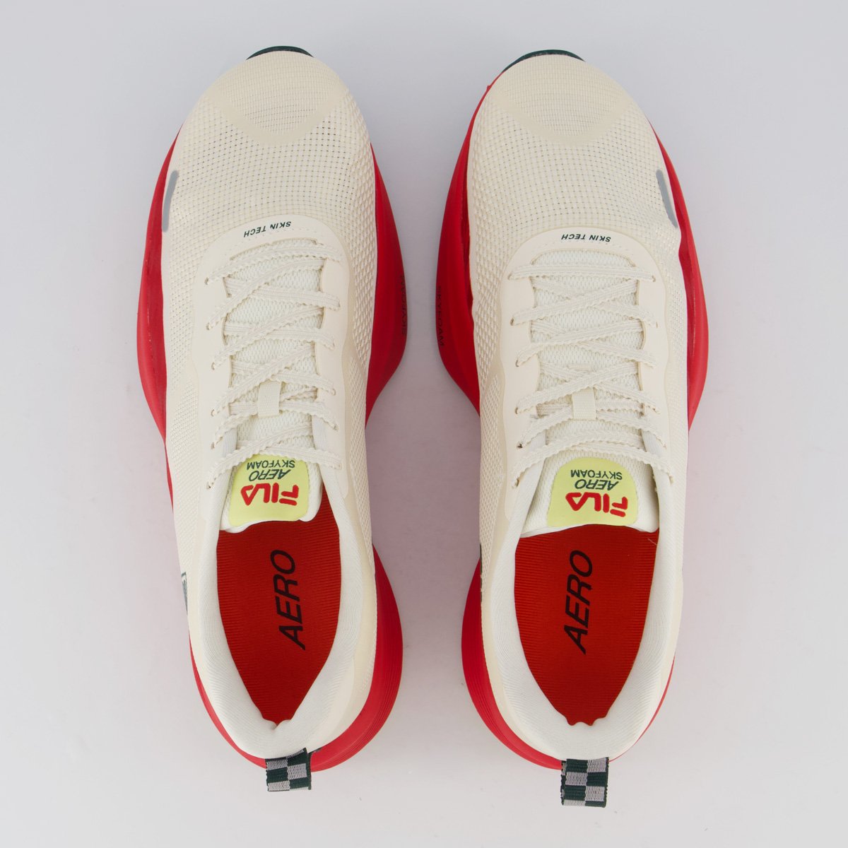 Tenis Fila Aero Skyfoam Bege e Vermelho Bege 4