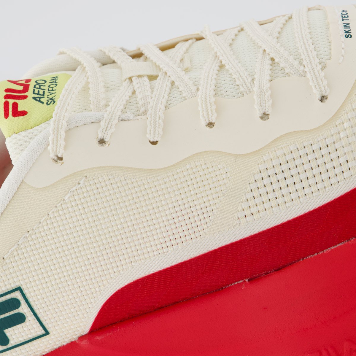 Tenis Fila Aero Skyfoam Bege e Vermelho Bege 7