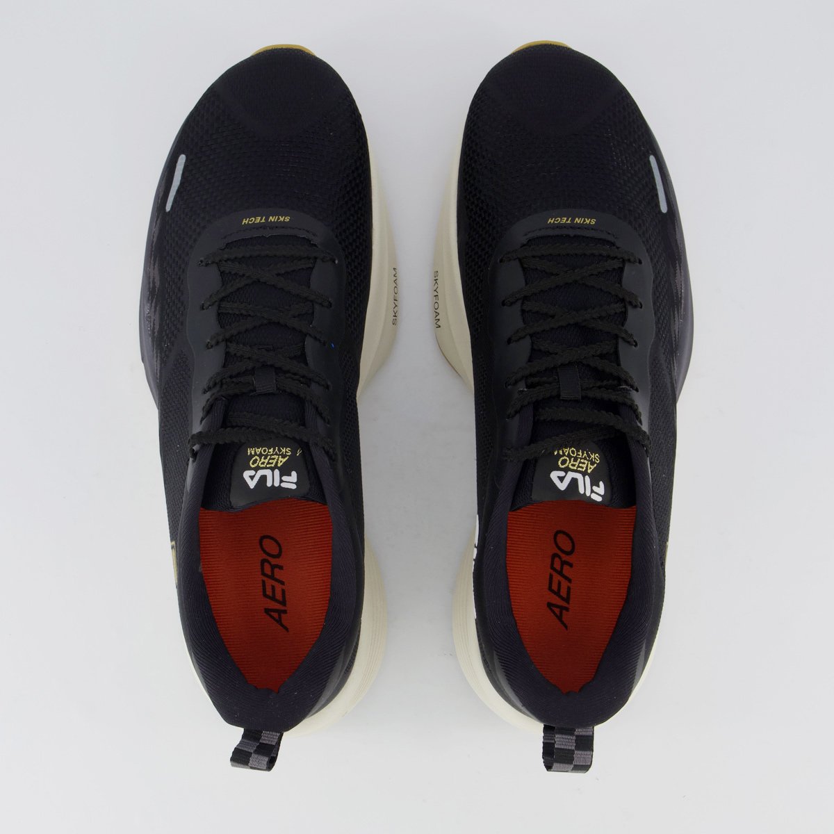 Tenis Fila Aero Skyfoam Preto e Dourado Preto 4