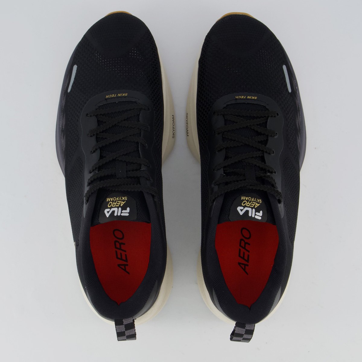 Tenis Fila Aero Skyfoam Feminino Preto e Dourado Preto 4