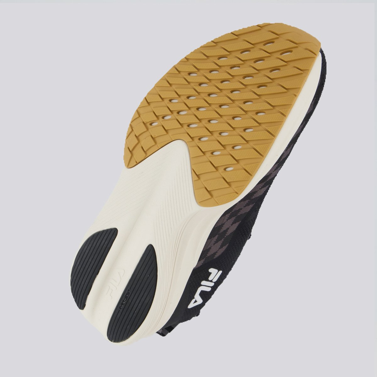 Tenis Fila Aero Skyfoam Feminino Preto e Dourado Preto 5