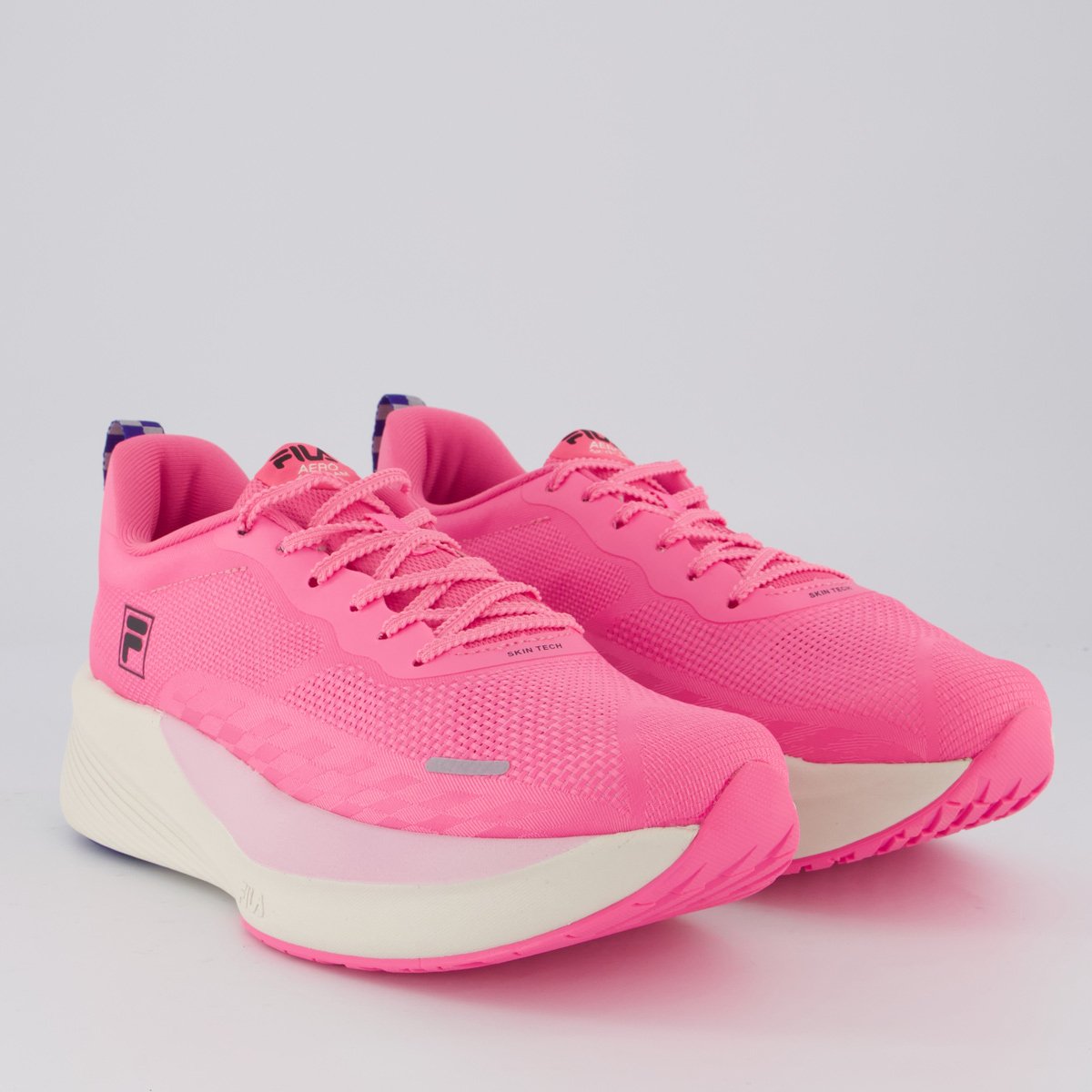 Tenis Fila Aero Skyfoam Feminino Rosa e Preto Rosa 2