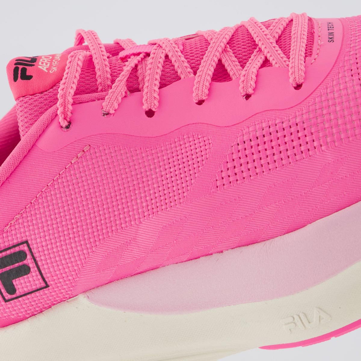 Tenis Fila Aero Skyfoam Feminino Rosa e Preto Rosa 7