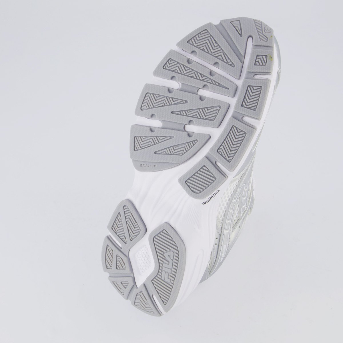 Tenis Fila Runner 2K Feminino Prata e Branco Prata 5